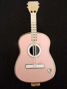 Pink Enamel Guitar Small Case